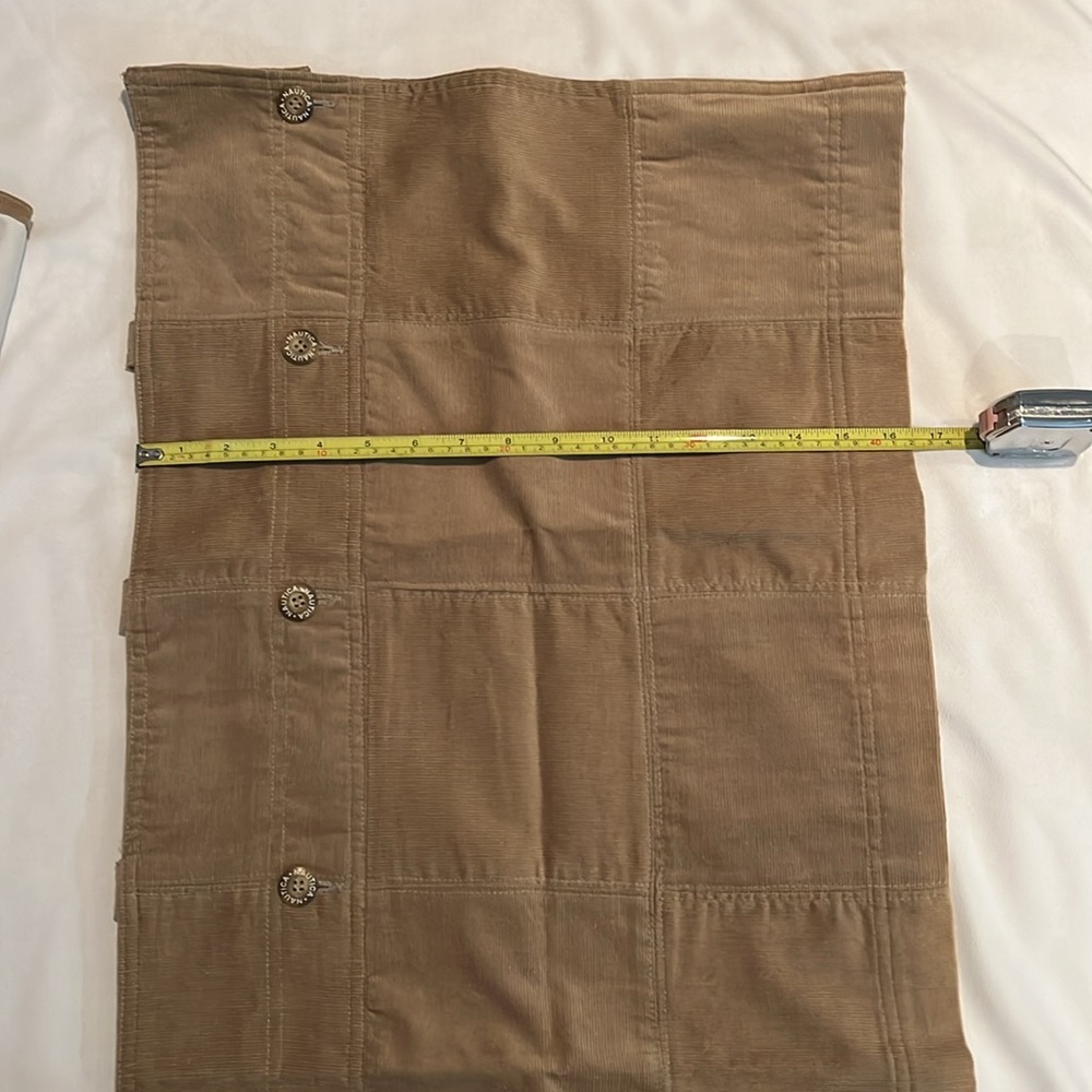 Pair of Nautica Corduroy Valances - Picture 10 of 11